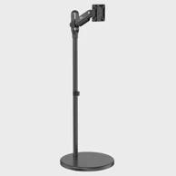 MACLEAN Podni stalak za monitor/TV MC-970B, plinski opruga, 17"-35", 2-10kg, crni